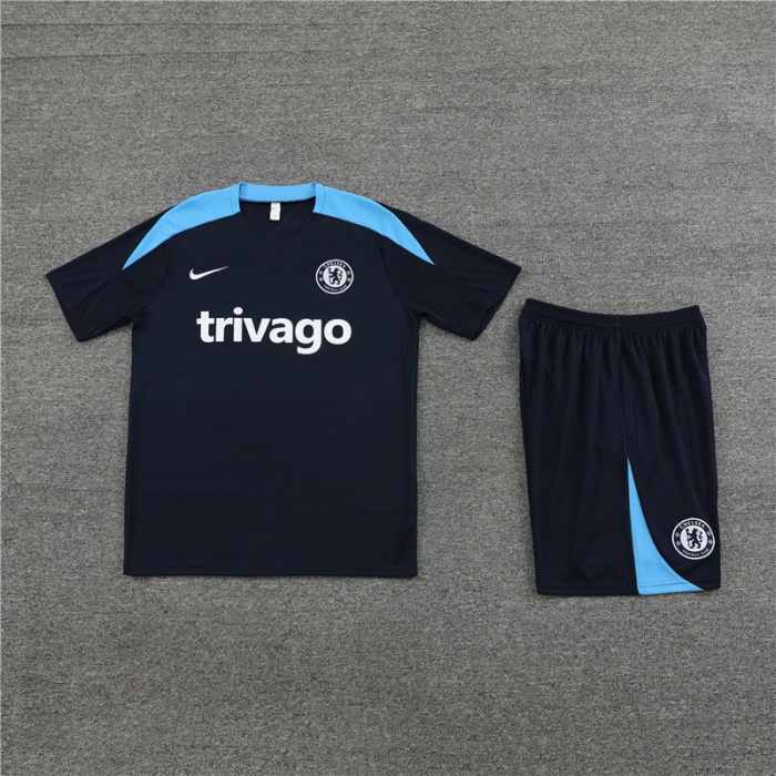 Chelsea 23/24 Blue/Black Training Kit Jersey