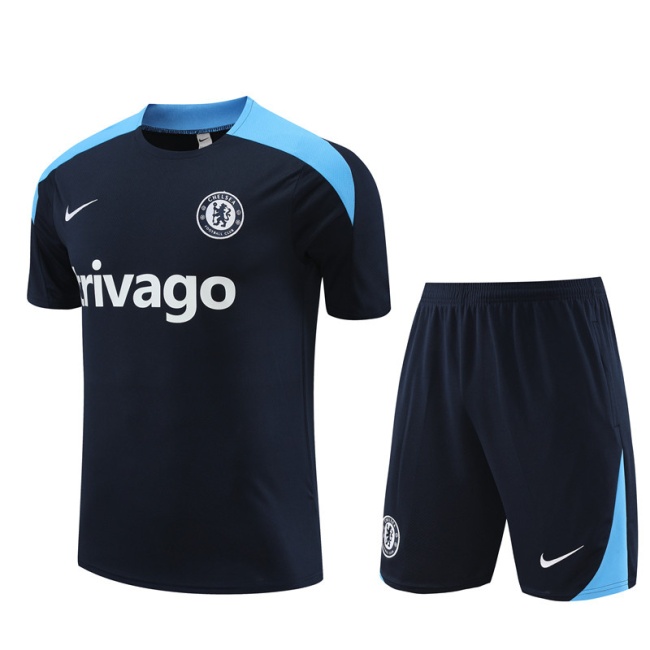 Chelsea 23/24 Blue/Black Training Kit Jersey