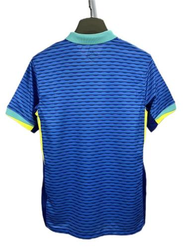 Brazil 2024 Away Blue Soccer Jersey