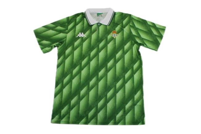 Real Betis 91/92 Away Green Soccer Jersey