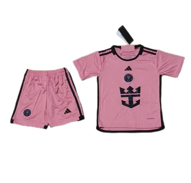 Kids-Inter Miami 24/25 Home Soccer Jersey