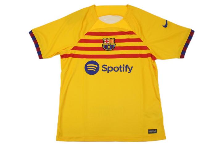 Barcelona 23/24 Fourth Yellow Soccer Jersey