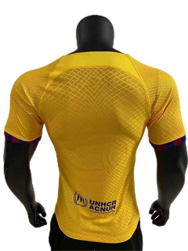 Barcelona 23/24 Fourth Yellow Soccer Jersey(Player)