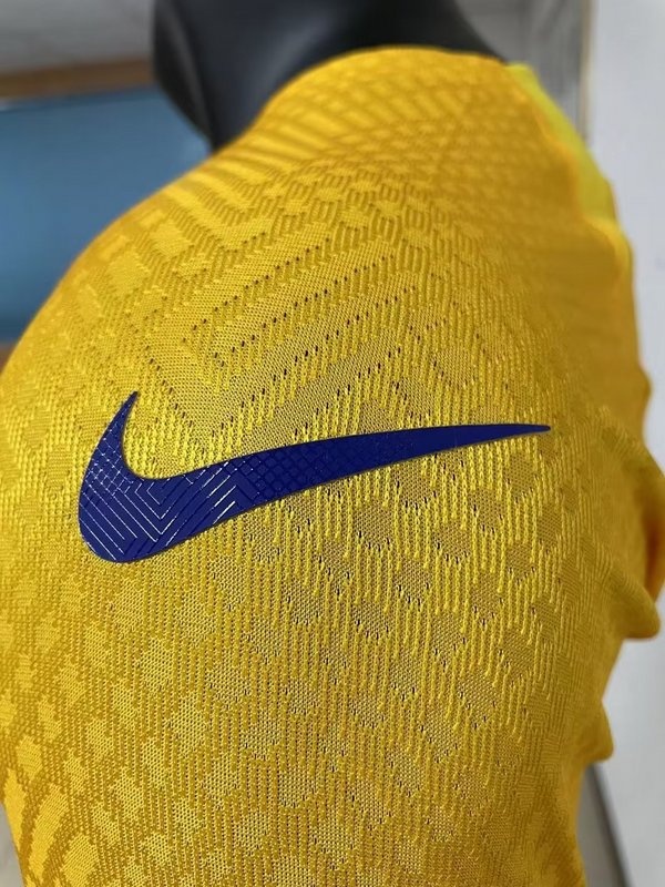 Barcelona 23/24 Fourth Yellow Soccer Jersey(Player)