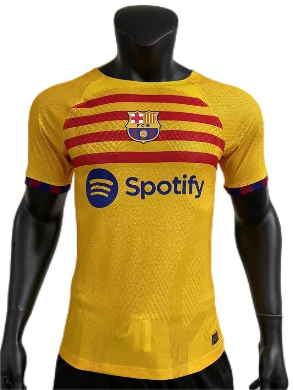 Barcelona 23/24 Fourth Yellow Soccer Jersey(Player)