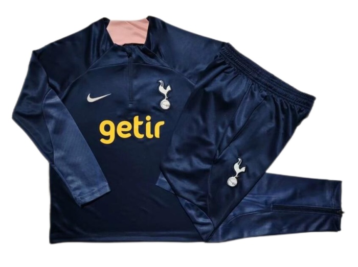 Kids Tottenham 23/24 Tracksuit - Dark Blue