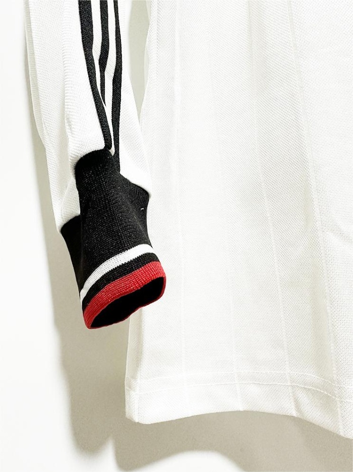 Manchester Utd 82/83 Away White Long Soccer Jersey