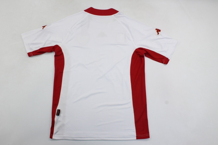 Roma 01/02 Away White Soccer Jersey
