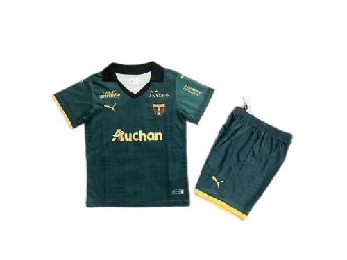 Kids-RC Lens 23/24 Special Dark Green Soccer Jersey