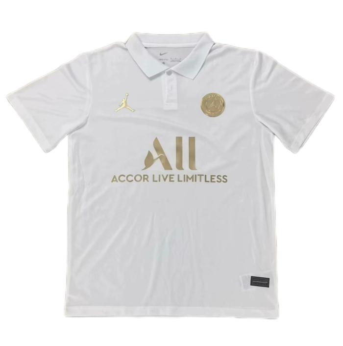 PSG 23/24 White/Golden Polo Shirts