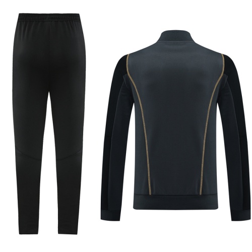 Real Madrid 23/24 Tracksuit - Dark Grey/Black