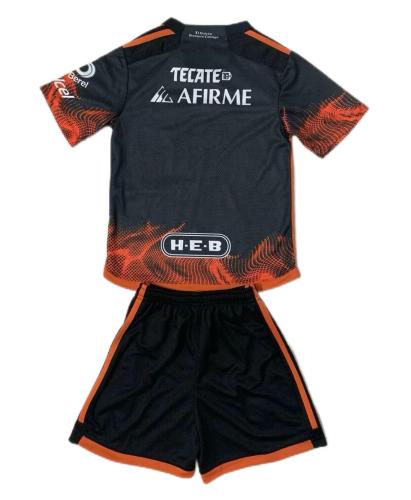 Kids-Tigres UANL 23/24 Third Red/Black Soccer Jersey