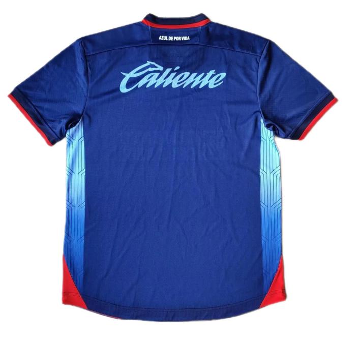 Cruz Azul 2023/24 Third Player Jersey - Authentic Blue Soccer Kit