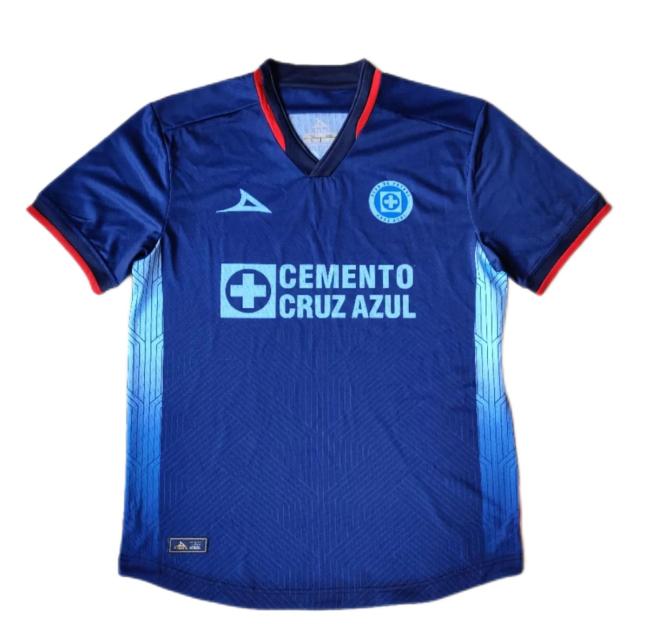 Cruz Azul 2023/24 Third Player Jersey - Authentic Blue Soccer Kit