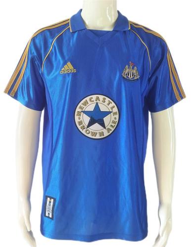 Newcastle 98/99 Away Blue Soccer Jersey