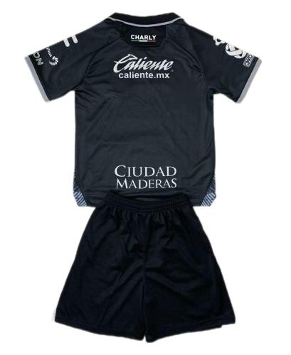 Kids-Club Leon 23/24 Away Black Soccer Jersey