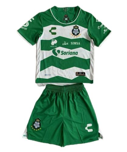 Kids-Santos Laguna 23/24 Home Soccer Jersey