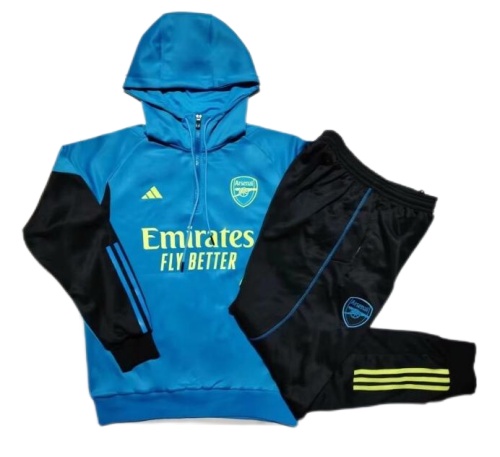 Arsenal 23/24 Hoodie Tracksuit - Blue