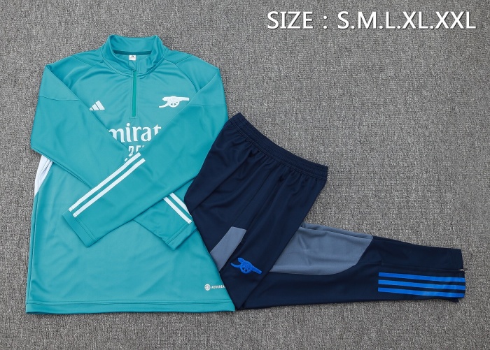 Arsenal 23/24 Tracksuit - Lake Blue