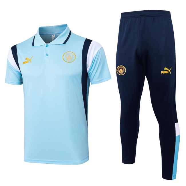 Manchester City 23/24 Light Blue Training Kit Jersey