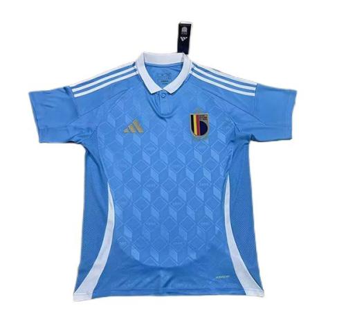 Belgium 2024 Euro Away Blue Soccer Jersey