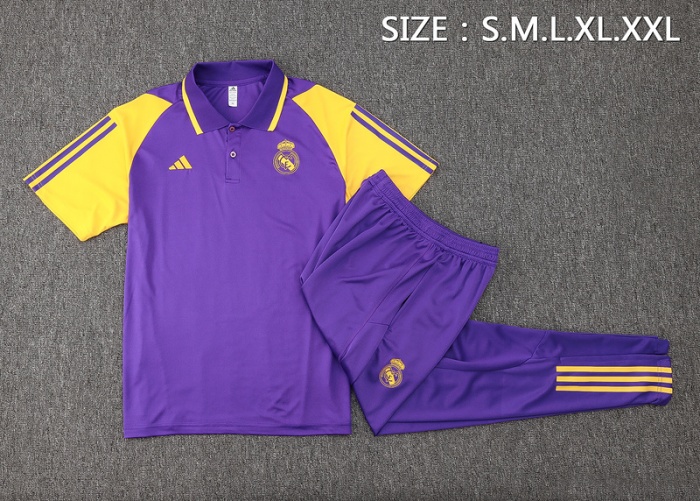 Real Madrid 23/24 Purple Training Kit Jerseys