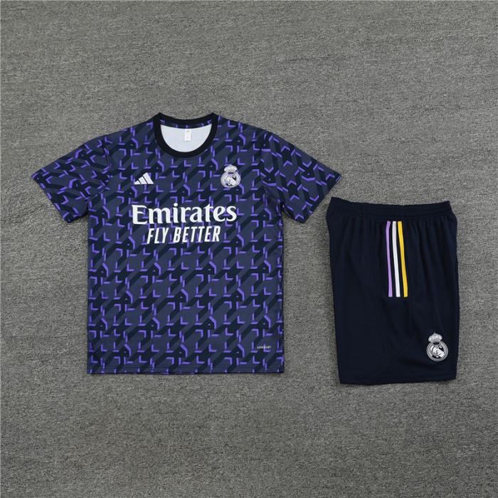 Real Madrid 23/24 Black/Purple Training Kit