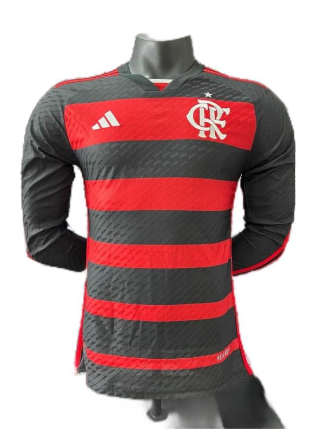 Flamengo 24/25 Home Long Soccer Jersey(Player)