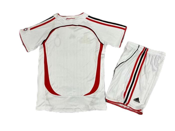Kids-AC Milan 06/07 Away UCL Final Soccer Jersey