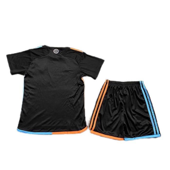 Kids-New York City 24/25 Away Black Soccer Jersey