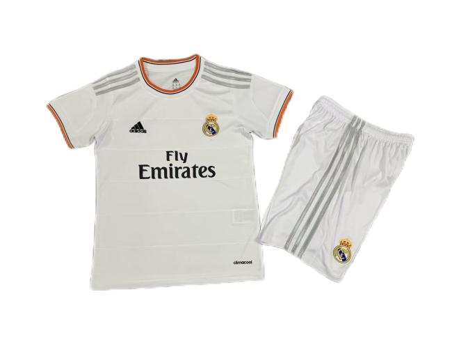 Kids-Real Madrid 13/14 Home Soccer Jersey