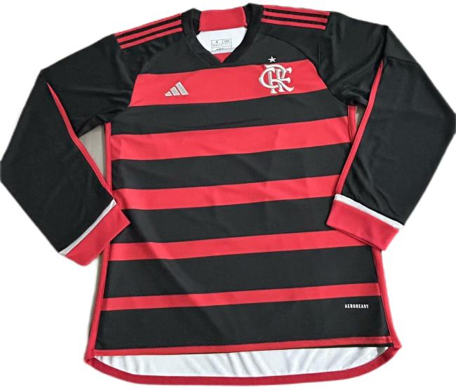 Flamengo 24/25 Home Long Soccer Jersey