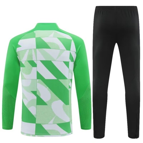 Kids Atletico Madrid 23/24 Tracksuit - Green/White