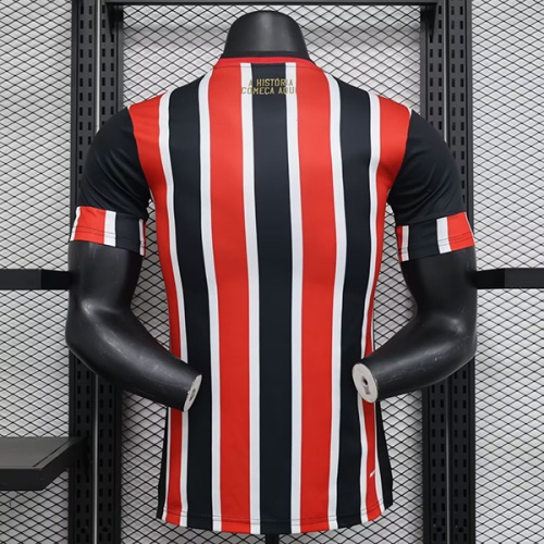 Sao Paulo 24/25 Away Black/Red Jersey(Player)