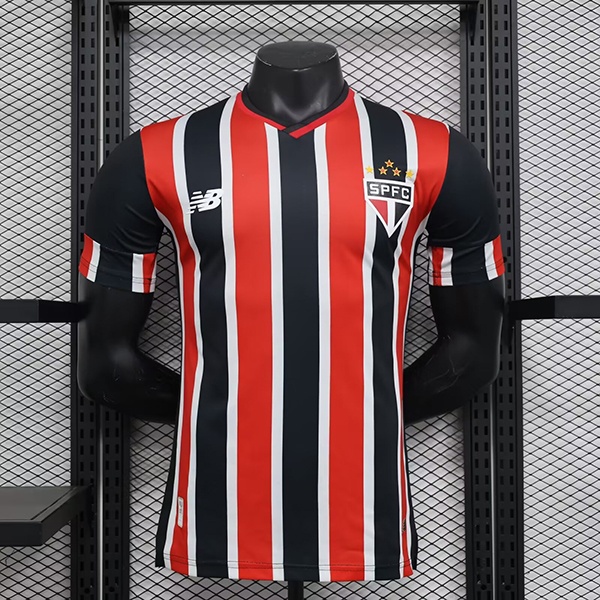 Sao Paulo 24/25 Away Black/Red Jersey(Player)