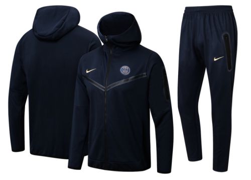 Paris St Germain 24/25 Hoodie Tracksuit - Navy Blue