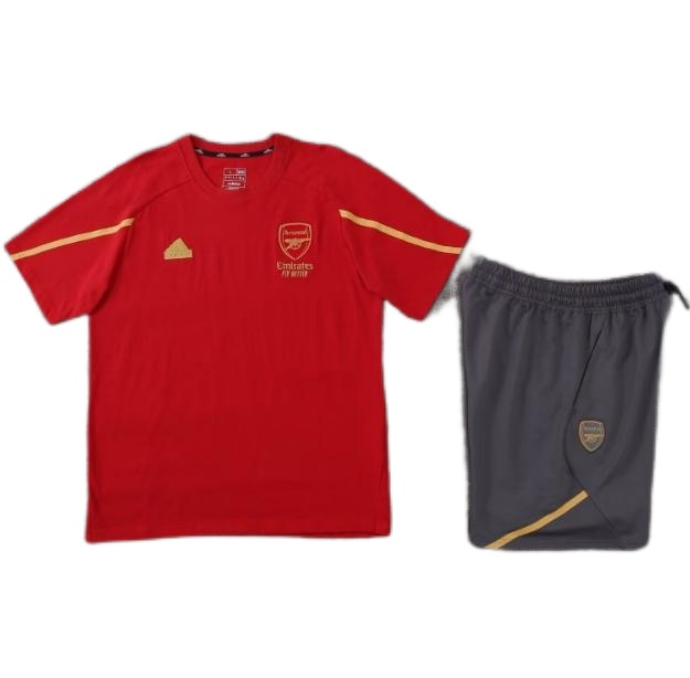 Arsenal 23/24 Golden/Red Training Kit Jerseys