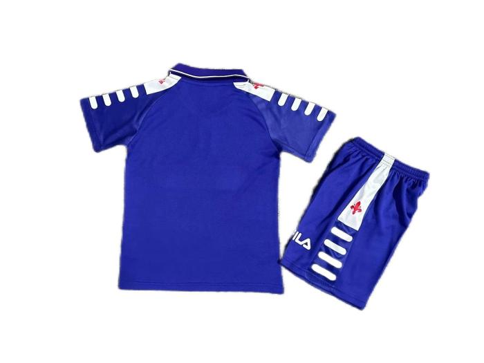 Kids-Fiorentina 98/99 Home Soccer Jersey