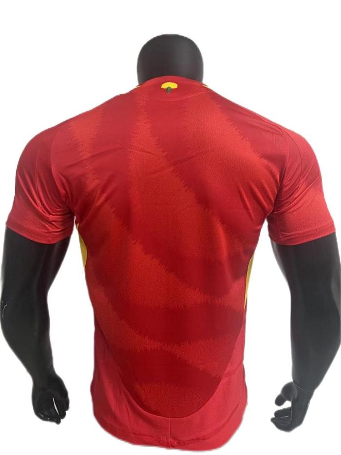 Spain 2024 Euro Home Soccer Jersey(Player)