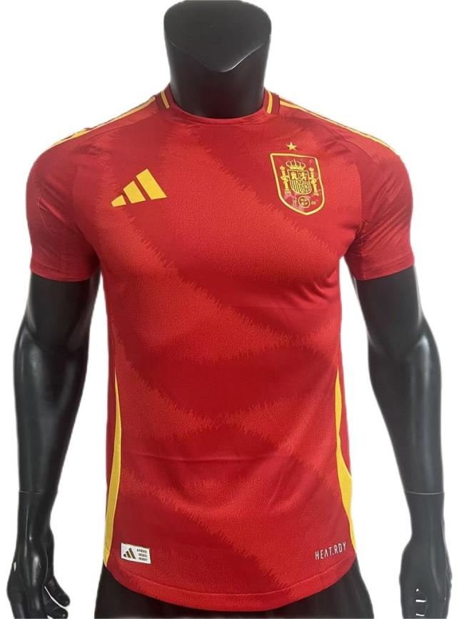 Spain 2024 Euro Home Soccer Jersey(Player)