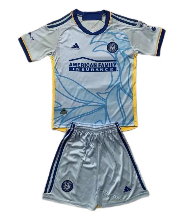Kids-Atlanta United 24/25 Away Blue Soccer Jersey