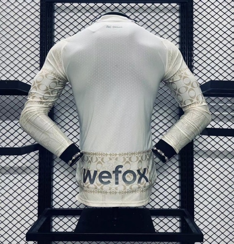 AC Milan 23/24 Fourth Light Beige Long Jersey(Player)