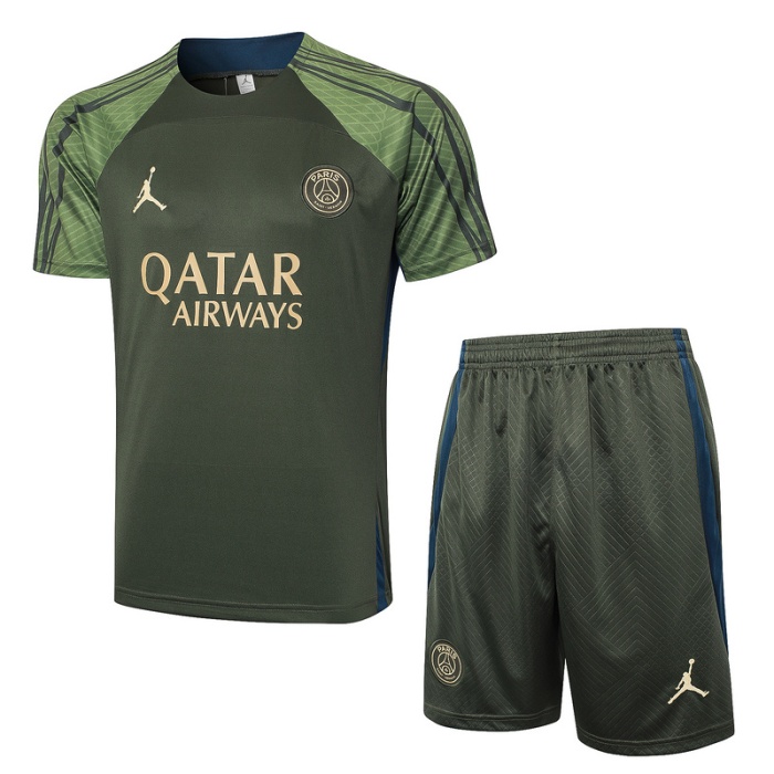 PSG 24/25 Green Training Kit Jerseys