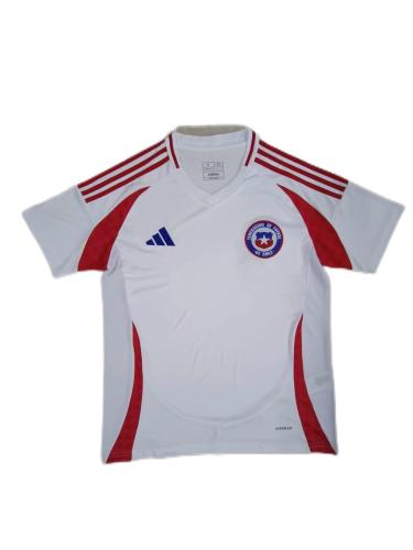 Chile 2024 Away White Soccer Jersey