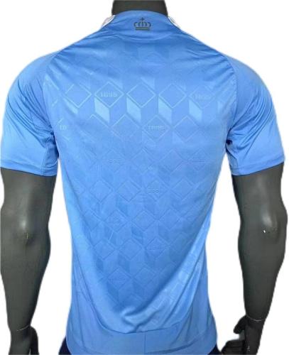 Belgium 2024 Eruo Away Blue Soccer Jersey(Player)