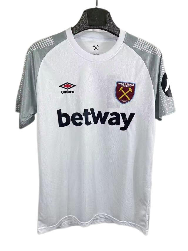 Westham 24/25 Away White Leaked Soccer Jersey