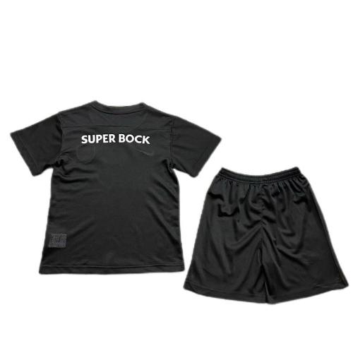Kids-Sporting Lisbon 23/24 Fourth Black Soccer Jersey