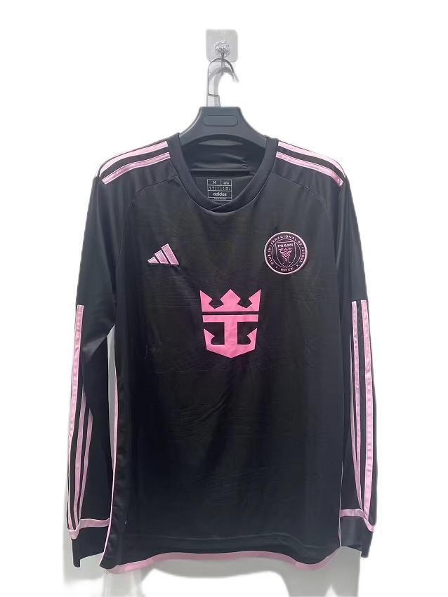 Inter Miami 24/25 Away Black Long Soccer Jersey