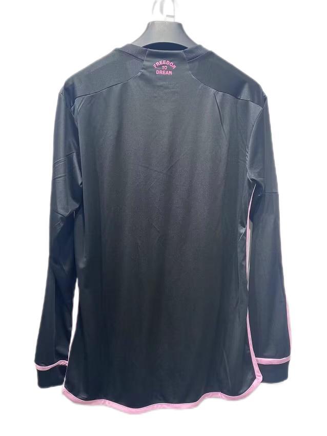 Inter Miami 24/25 Away Black Long Soccer Jersey