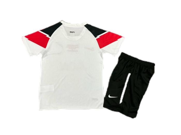 Kids-Manchester Utd 10/11 Away UCL Final Soccer Jersey